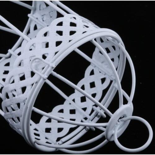 Rustic Romantic Iron Frame Birdcage Shape Succulent Pot ing Pot 7.5cm