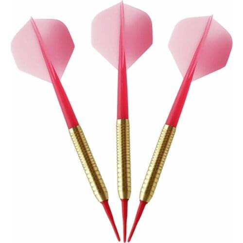 3Pcs 17g Electronic Safe Darts Nylon Soft Tip Brass Barrel Nylon Flights Competition Training Dart
