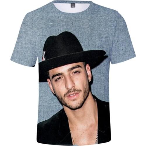 Men And Women Rapper Maluma 3D Printed T-shirt Comfortable Popular Maluma Hip Hop Oversized Summer Casual Fashion T Shirts