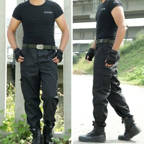 Classic Black training pants mens tactical army pants army wear trousers