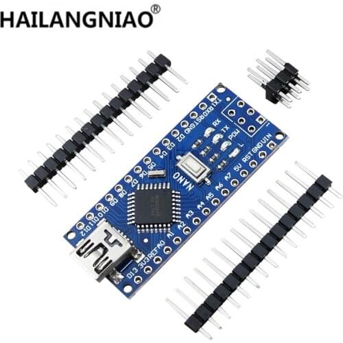 5PCS Nano 3.0 controller compatible for nano CH340 USB driver NO CABLE nano v3.0