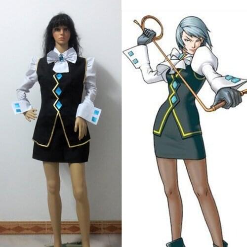 Ace Attorney Phoenix Wright Mei Karuma Franziska von Karma Cosplay Costume Custom Made Free Shipping