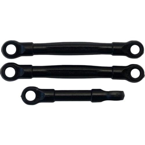 Metal Pull Rod Steering Link Suspension Arm Tie Rod for XLH Q901 Q902 Q903 1:16 Scale Monster Truck Parts, Pack of 3