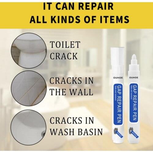 Mouldproof Tile Gap Repair Color Pen White Tile Refill Grout Pen Waterproof Filling Agents Wall Porcelain Bathroom Paint Cleaner