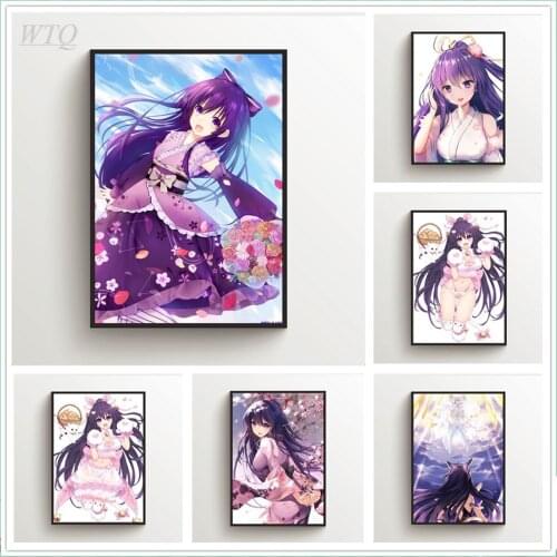 Date A Live Tohka Yatogami Wall Poster Anime Posters Canvas Painting Wall Decor Posters Wall Art Picture Room Decor Home Decor