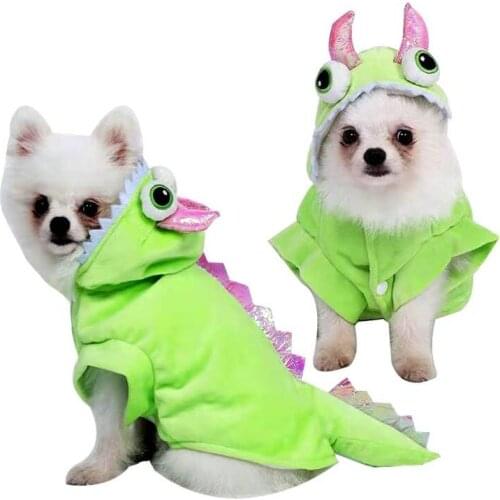 Dog Clothes For Small Dogs New Pet Costume Halloween Costume 3d Pterodactyl Fall And Winter Personality Funny