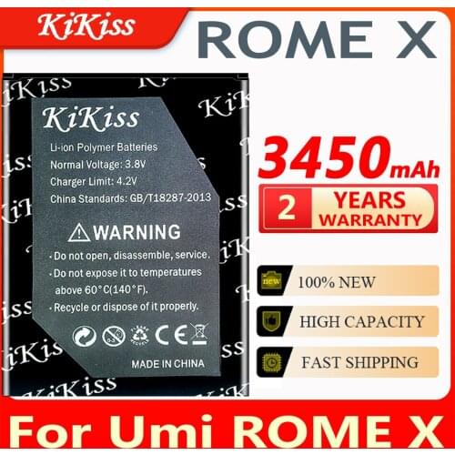 KiKiss Replacement 3450mAh Battery for UMI ROME X Mobile Phone
