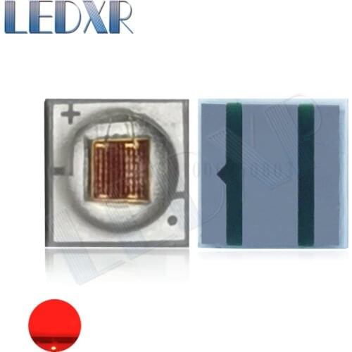 10pcs 3W high power LED lamp beads 3535 660nm deep red LED lamp beads diode ceramic lamp beads chip LED plant light