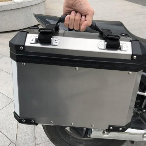 Motorcycle universal side handle, aluminum alloy rope handle and side handle replacement box for SUZUKI motorcycle