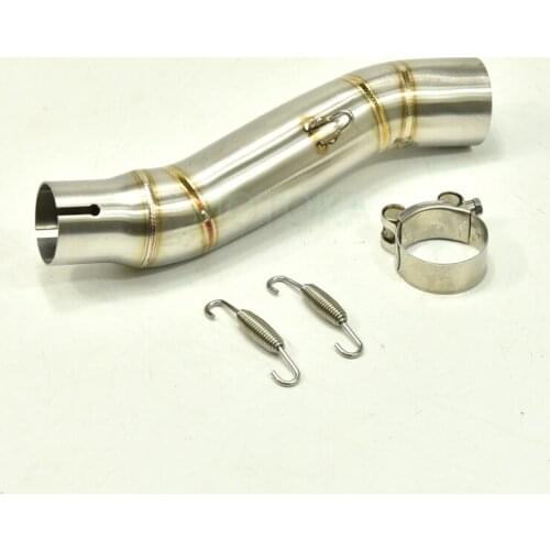 Universal Motorcycle Modified Exhaust Pipe CBR300R CBR300 CB300F 2012 2013 2014 2015 Middle Link Pipe Slip-on Adapter
