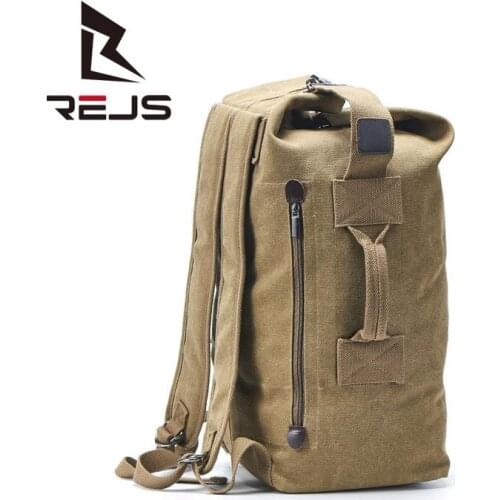 Large Capacity Canvas Backpack Men Travel Vintage Bag Outdoor Multifunction climbing backpacks mochilas