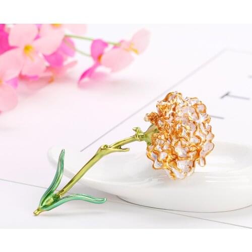 Temperament Multicolor Flower Sweet Plant Brooches for Women Enamel Brooch Pins Jewelry Accessories
