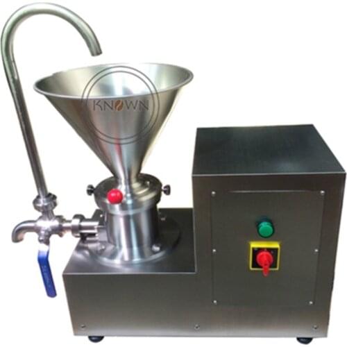 4.1L Small Vertical Colloid Mill Multifunctional Food Processor Peanut Butter Machine Tahini Soybean Chili Sauce Making Machine