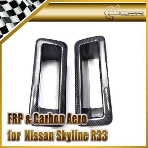 Car-styling For Nissan R33 NIS N1 Style Carbon Fiber Front Bumper Vent