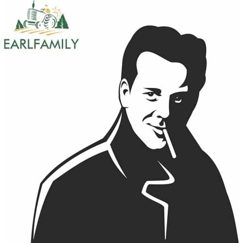 EARLFAMILY 13cm x 12.5cm for Mickey Rourke Waterproof Car Stickers Personality Occlusion Scratch Window Trunk Vehicle Decal