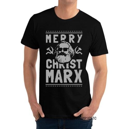 Round Neck Merry Christ Marx Cotton Mens T-shirts Casual Short Sleeve Tees Designer Design Tee Shirt Camisa Streetwear