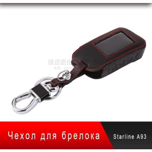 New A93 Leather Case For A93 A63 Car Remote Controller Keychain Cover