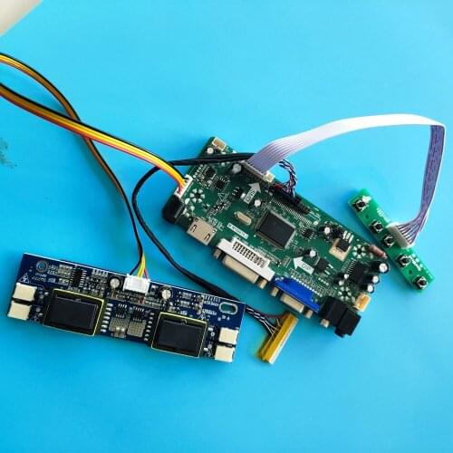 LCD M.NT68676 VGA HDMI DVI card Controller board For LM170E01(TL)(A8) 1280X1024 Screen Display 17" 4 lamps panel LVDS