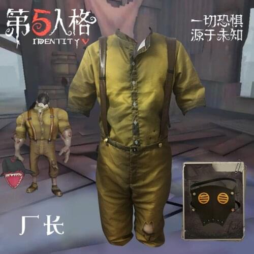 Leo Beck factory director cos Identity V anime man woman cosplay High-quality uniform costume full set Top + pants + belt