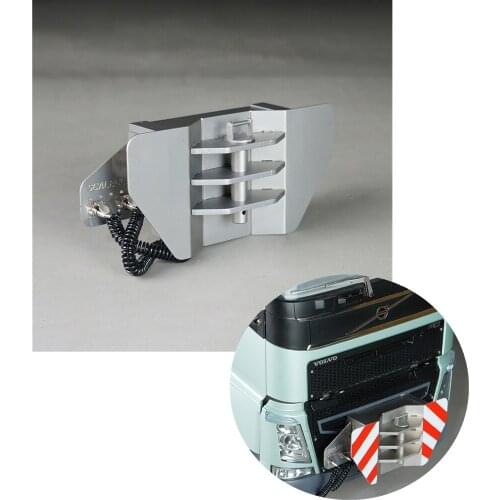 Rc Car Metal Front Trailer Hook For 1/14 Rc Truck Tamiya VOLVO FH16 750 56360 Tractor Body Tow Buckle Upgrade Part