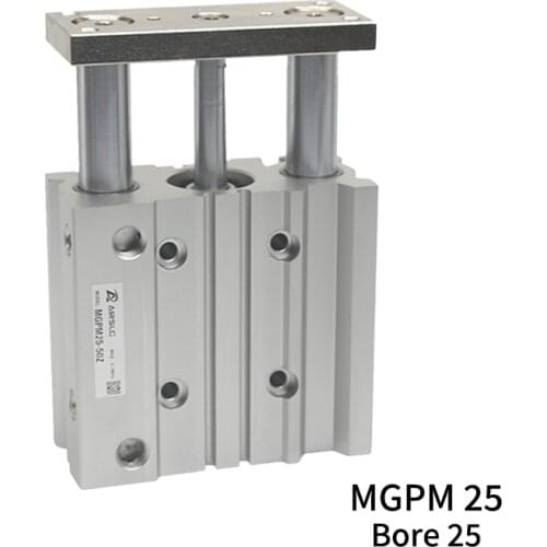 MGPM MGPM25 -10Z -20Z -25Z-30Z MGPM25-40Z MGPM25-50Z MGPM25-75Z Three-axisthin Rod Cylinder Compact guide with Stable pneumatic