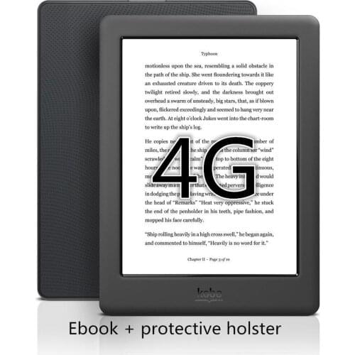 KoBo glo HD 300PPI NEW Ereader E-ink E-book Reader 4G Touch Electronic Screen 1448x1072 6 Inch Black Ink