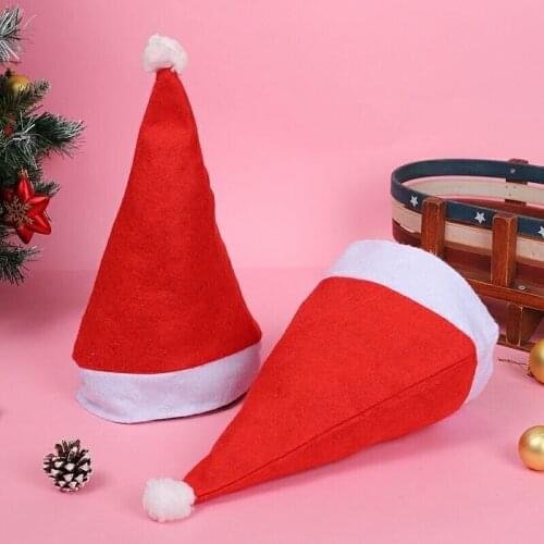 New Year Santa Claus Christmas Hat Adult Christmas Hat Santa Novelty Hat Kids Christmas Festival Supplies Decorations For Home