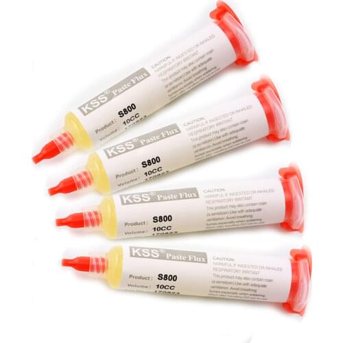 Wholesale 10Pcs/lot S800 10CC Solder paste Flux KSS soldering paste Solder paste Flux soldering fluxo de soldagem Flux Flujo