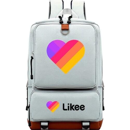 Popular LIKEE Backpack Fashion Travel Backpack with New Design Lightweigh Student Backpack Boys and Girls Likee Live Schoolbag