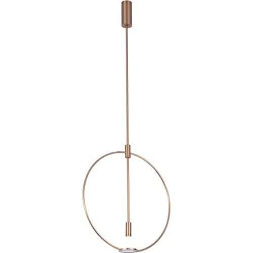 Nordic Simple Pendant Lights for Room Light Fixture Modern LED Pendant Lamp Golden Ring Restaurant Bar Art Decor Hanging Lamp