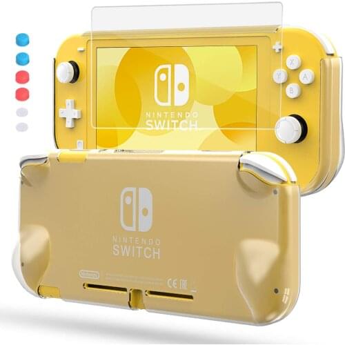 HEYSTOP Nintendo Switch Lite Case, PC Clear Protective Case Cover for Nintendo Switch Lite