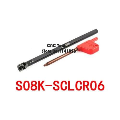 S08K-SCLCR06/ S08K-SCLCL06,95 degrees Internal turning tools, turning tool holder, Insert the lather,boring bar for CCMT060204