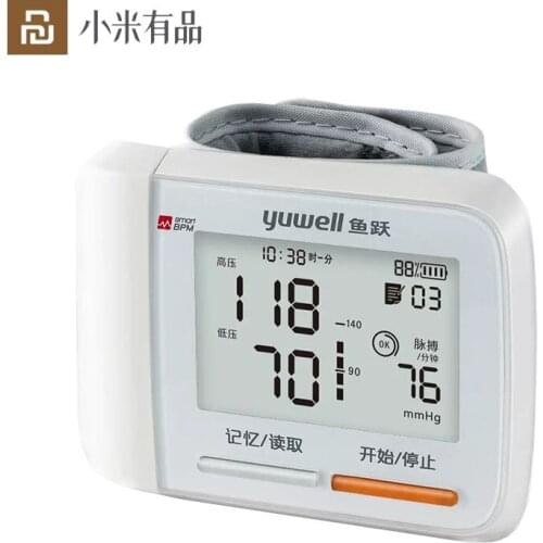 Youpin Yuyue Smart Watch Blood Pressure Monitor 8900A Automatic medical voice Broadcast LCD Digital Household Sphygmomanometer
