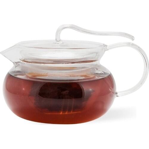 Borosilicate Filtered Glass Teapot 500 ml. Suitable for use in the dishwasher. Tea Brewing Pot BA2052