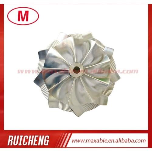 TD04 51.00/66.50mm 9+0 blades high performance turbocharger billet/milling/aluminum 2618 compressor wheel