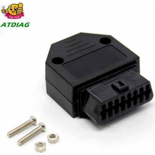Universal OBD2 16Pin male Connector Adaptor Car Diagnostic Tool J1962F ELM327 OBD Male Connect