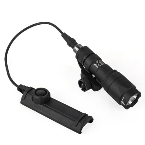 WADSN Softair Scout Light M300A Tactical Flashlight with Dual Function Tape Switch M300 Gun Torches Hunting Weapon Linterna