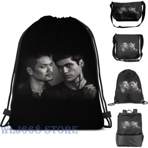 Funny graphic print shoulder Bags women Malec (4) Single shoulder backpack travel for men Gym Bag
