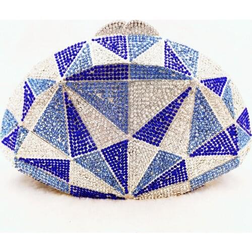 DG PEAFOWL Colorful Evening Bags Party Rhinestone Handbags and Purses Wedding Bridal Clutch Multicoloured Plaid Women Cry Bag