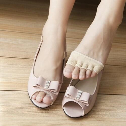 1 Pair Half Insoles Pads Insoles Forefoot Pain Relief Massaging Gel Metatarsal Toe Support Pads Insoles Foot Care