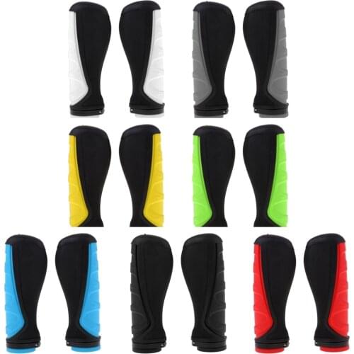 1 Pair Rubber Handlebar Grips Electric Scooter Handle Grips
