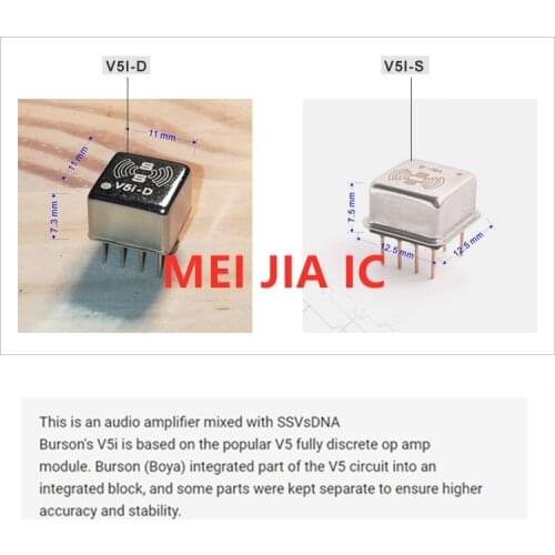 2PCS V5i-S Fever discrete single op amp chip V5i-D dual op amp discrete fever hifi audio in-line upgrade