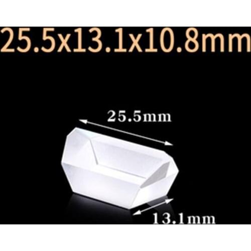 25.5x13.1x10.8mm Optical Glass Right Angle Roof Prism K9 Light Spectrum Physics Optics