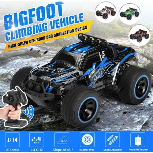 2WD 1/14 60km/h High Speed Electric Remote Control Car Truck Off-Road Vehicle Buggys RC Racing Car Electronic Toy