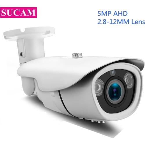 5MP AHD Varifocal Camera 2.8-12mm 5.0 Megapixel CMOS Analog High Definition CCTV Camera with OSD Cable 2560x2048P