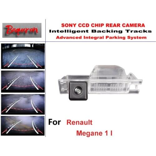 For Renault Megane 1 I CCD Car Backup Parking Camera Intelligent Tracks Dynamic Guidance Rear View Camera