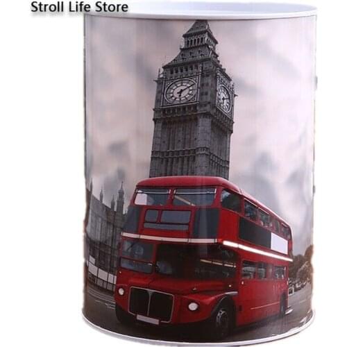 Nordic Large Piggy Bank Metal Retro Adults Piggy Bank for Paper Money Cash Coin Box Money Jar Safe 365 Days Kumbara Gift FP078