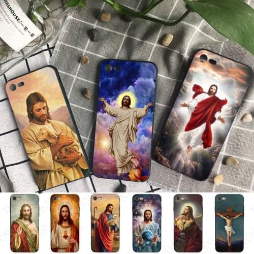Jesus Christ God bless you hot phone cover for iPhone 11 12 6S 13pro 7plus 8Plus X XS MAX XR 5S 11pro 12promax 12mini case coque