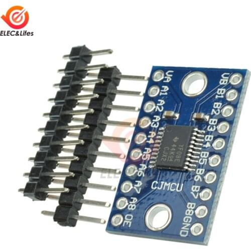 3.3V 5V TXS0108E 8 Channel Bi-directional Logic Level Converter Module Convert TTL Level Mutual Convert