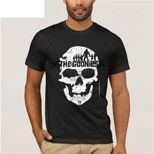 T Shirt Hot Sale Clothes Officially Licensed The Goonies Skull Big & Tall 3xl , 4xl , 5xl Mens T-shirt